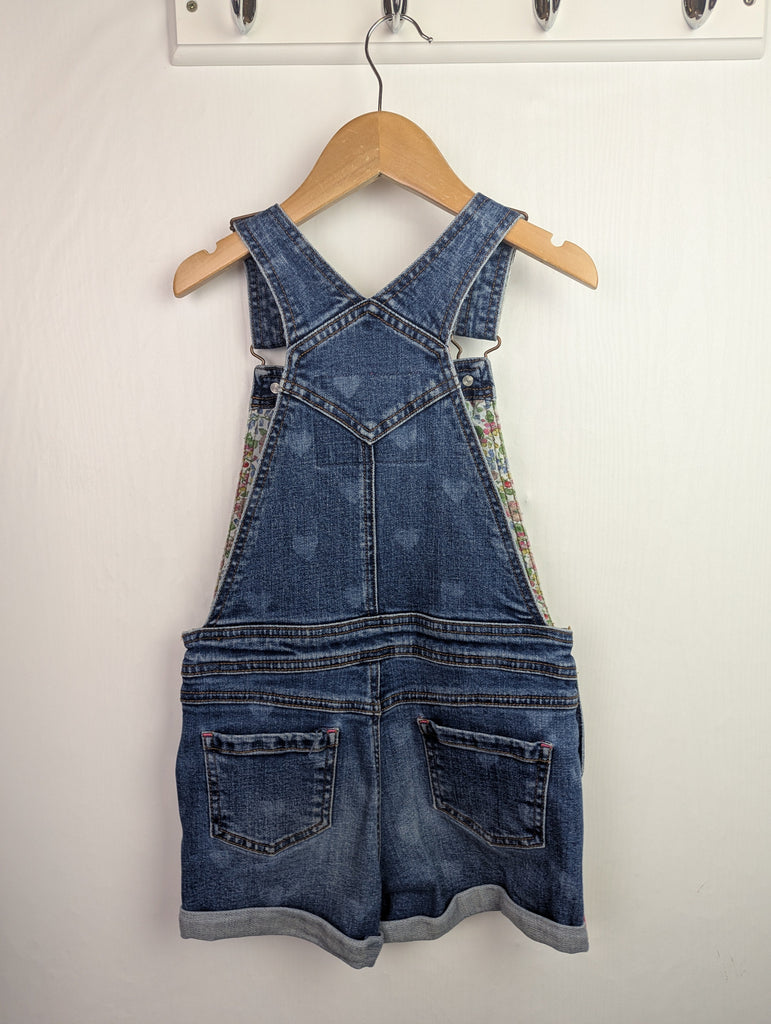 Mini Boden Heart Dungarees - Girls 6-7 Years Little Ones Preloved Used, Preloved, Preworn Baby, Girls & Boys Clothes. Kids & Children's second hand Clothing UK Online. Cheap affordable. Brands including Next, Joules, Nutmeg Morrisons, TU, F&F, H&M.