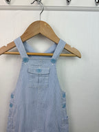 Mini Club Blue Striped Dungarees - Boys 3 - 6 Months - Little Ones Preloved. Second Hand Children's & Preloved Baby, Kids, Girls & Boys Clothes. UK online