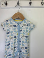 Mini Club Blue Whale Romper - Baby Boys 0 - 3 Months - Little Ones Preloved. Second Hand Children's & Preloved Baby, Kids, Girls & Boys Clothes. UK online