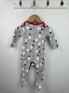 Mini Club Christmas Snow Man Sleepsuit - Unisex 3 - 6 Months - Little Ones Preloved. Second Hand Children's & Preloved Baby, Kids, Girls & Boys Clothes. UK online