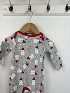 Mini Club Christmas Snow Man Sleepsuit - Unisex 3 - 6 Months - Little Ones Preloved. Second Hand Children's & Preloved Baby, Kids, Girls & Boys Clothes. UK online
