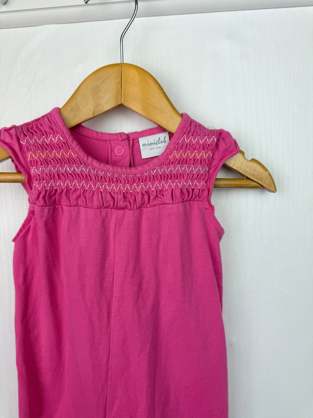 Mini Club Pink Romper - Girls 0 - 3 Months - Little Ones Preloved. Second Hand Children's & Preloved Baby, Kids, Girls & Boys Clothes. UK online