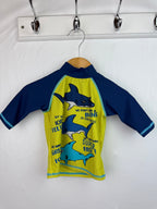 Mini Club Shark Swim Top - Boys 6 - 9 Months - Little Ones Preloved. Second Hand Children's & Preloved Baby, Kids, Girls & Boys Clothes. UK online