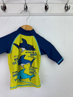 Mini Club Shark Swim Top - Boys 6 - 9 Months - Little Ones Preloved. Second Hand Children's & Preloved Baby, Kids, Girls & Boys Clothes. UK online