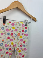 Mini Cuddles Cream Floral Leggings - Girls 3 - 6 Months - Little Ones Preloved. Second Hand Children's & Preloved Baby, Kids, Girls & Boys Clothes. UK online