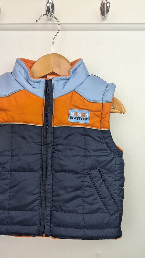 Mini Mode Blast Off Body Warmer - Boys 6-9 Months Mini Mode Used, Preloved, Preworn & Second Hand Baby, Kids & Children's Clothing UK Online. Cheap affordable. Brands including Next, Joules, Nutmeg Morrisons, TU, F&F, H&M.