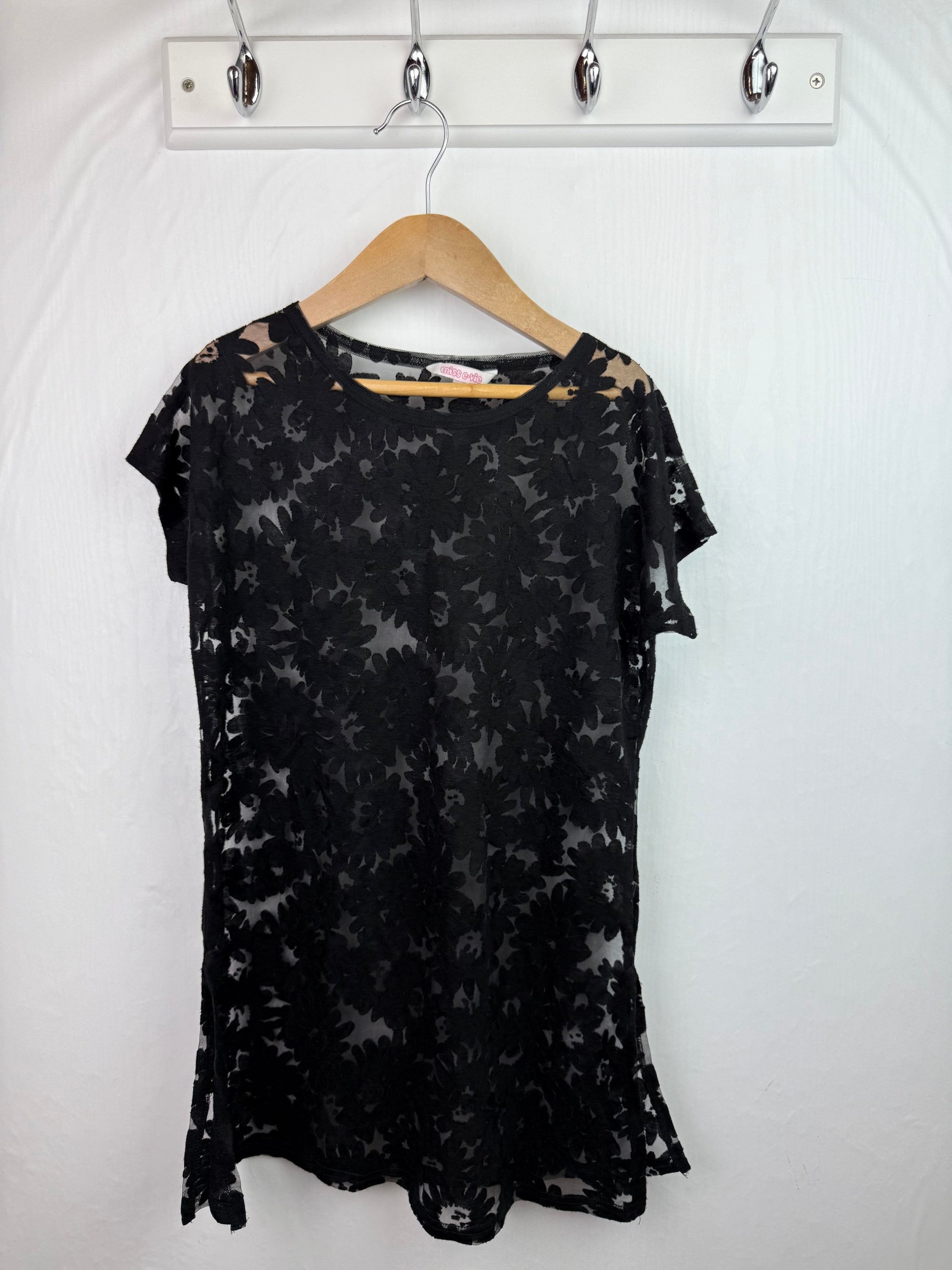 Miss Evie Floral Tunic Top - Girls 9 - 10 Years - Little Ones Preloved. Second Hand Children's & Preloved Baby, Kids, Girls & Boys Clothes. UK online