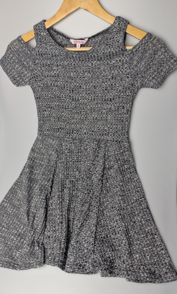 Miss Evie Grey Skater Dress - Girls 12 Years Little Ones Preloved Used, Preloved, Preworn Baby, Girls & Boys Clothes. Kids & Children's second hand Clothing UK Online. Cheap affordable. Brands including Next, Joules, Nutmeg Morrisons, TU, F&F, H&M.