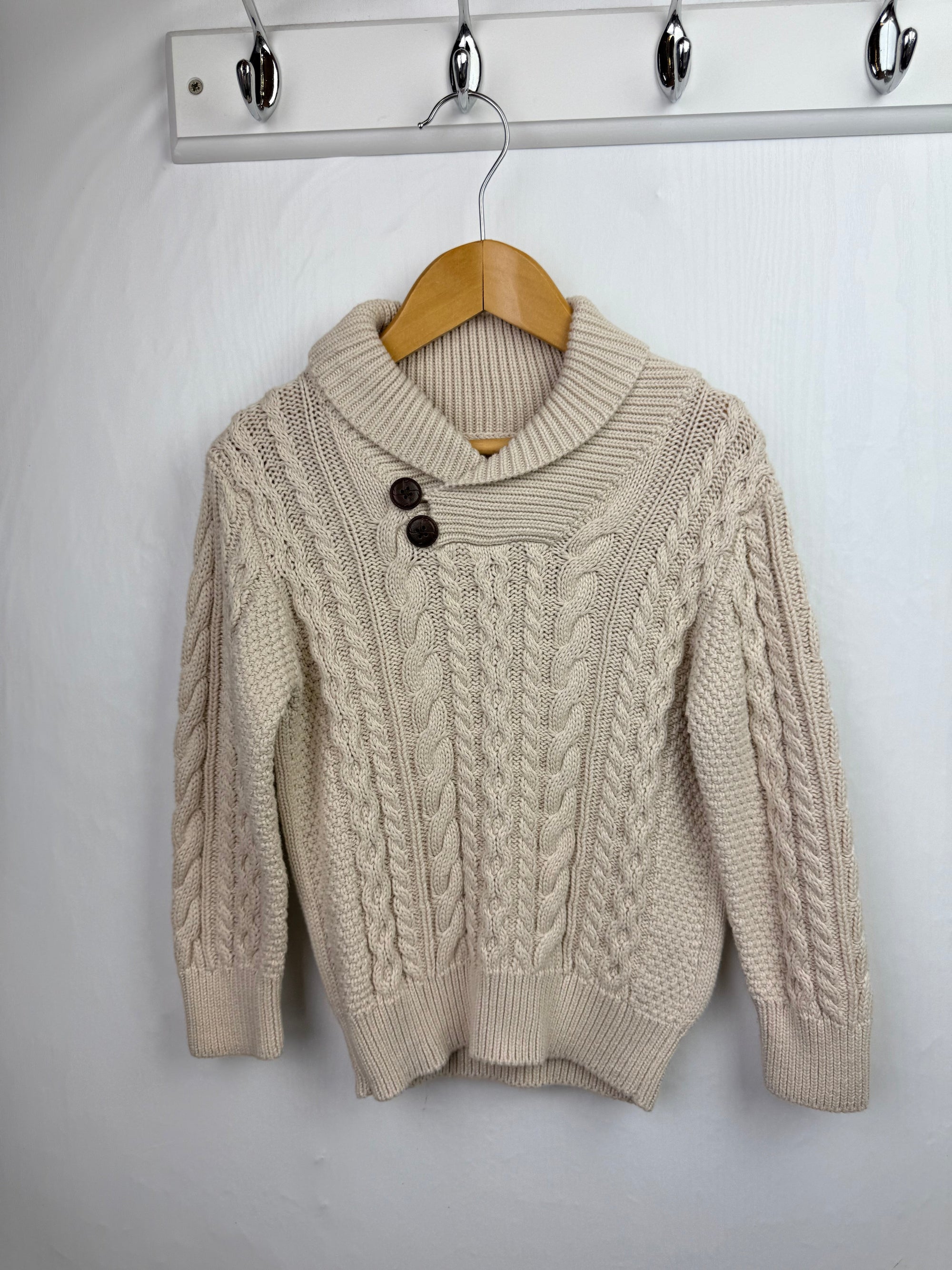 Monsoon Cable Knit Jumper - Boys 3 - 4 Years - Little Ones Preloved. Second Hand Children's & Preloved Baby, Kids, Girls & Boys Clothes. UK online