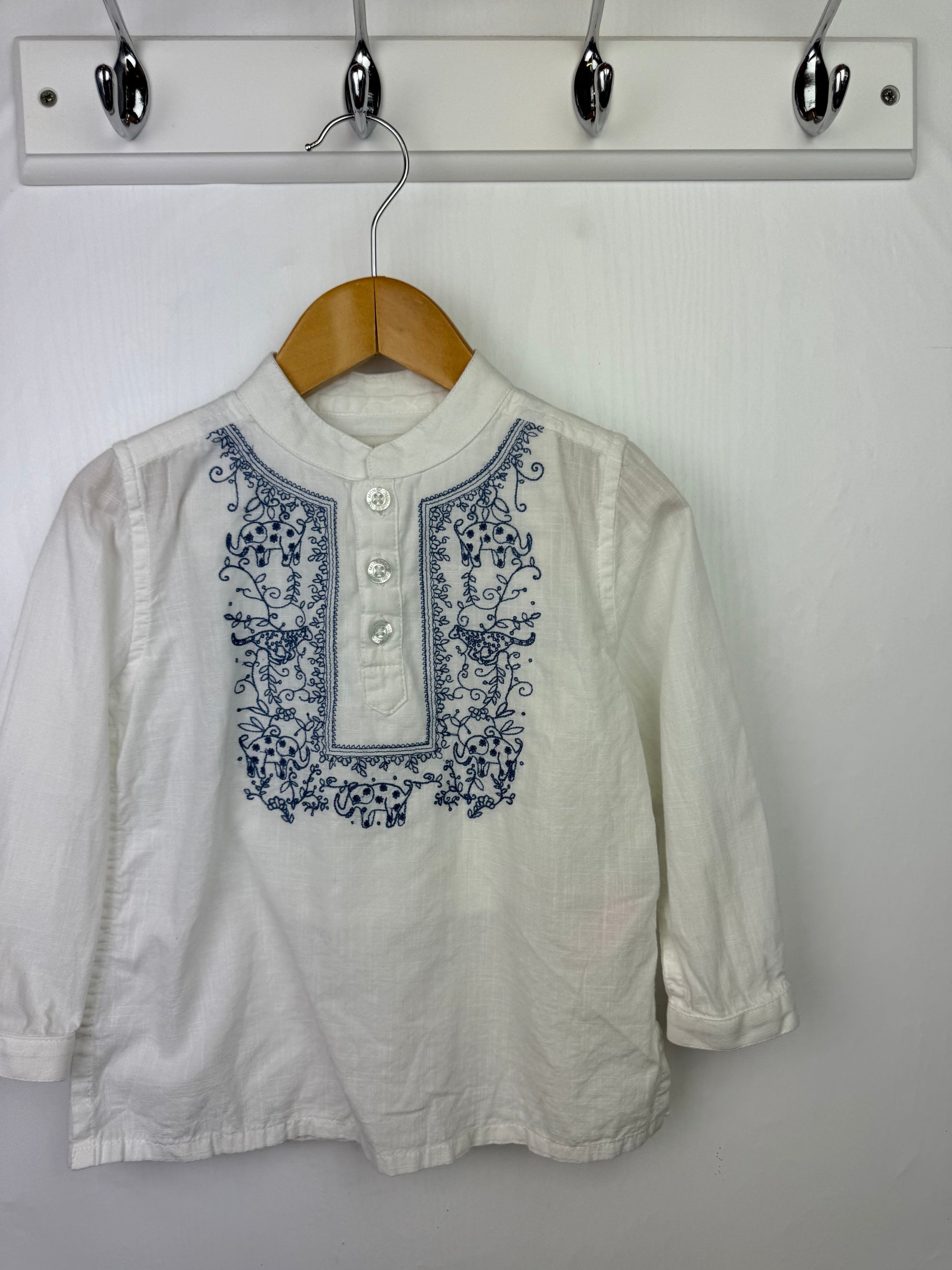 Monsoon Long Sleeve Shirt - Boys 18 - 24 Months - Little Ones Preloved. Second Hand Children's & Preloved Baby, Kids, Girls & Boys Clothes. UK online