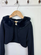Monsoon Navy Bolero Cardigan - Girls 9 - 10 Years - Little Ones Preloved. Second Hand Children's & Preloved Baby, Kids, Girls & Boys Clothes. UK online