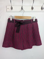 Monsoon Pink Dogtooth Shorts - Girls 9 Years - Little Ones Preloved. Second Hand Children's & Preloved Baby, Kids, Girls & Boys Clothes. UK online