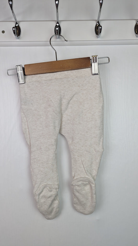 Mothercare Beige Footed Leggings - Unisex 0-3 Months Mothercare Used, Preloved, Preworn & Second Hand Baby, Kids & Children's Clothing UK Online. Cheap affordable. Brands including Next, Joules, Nutmeg Morrisons, TU, F&F, H&M.