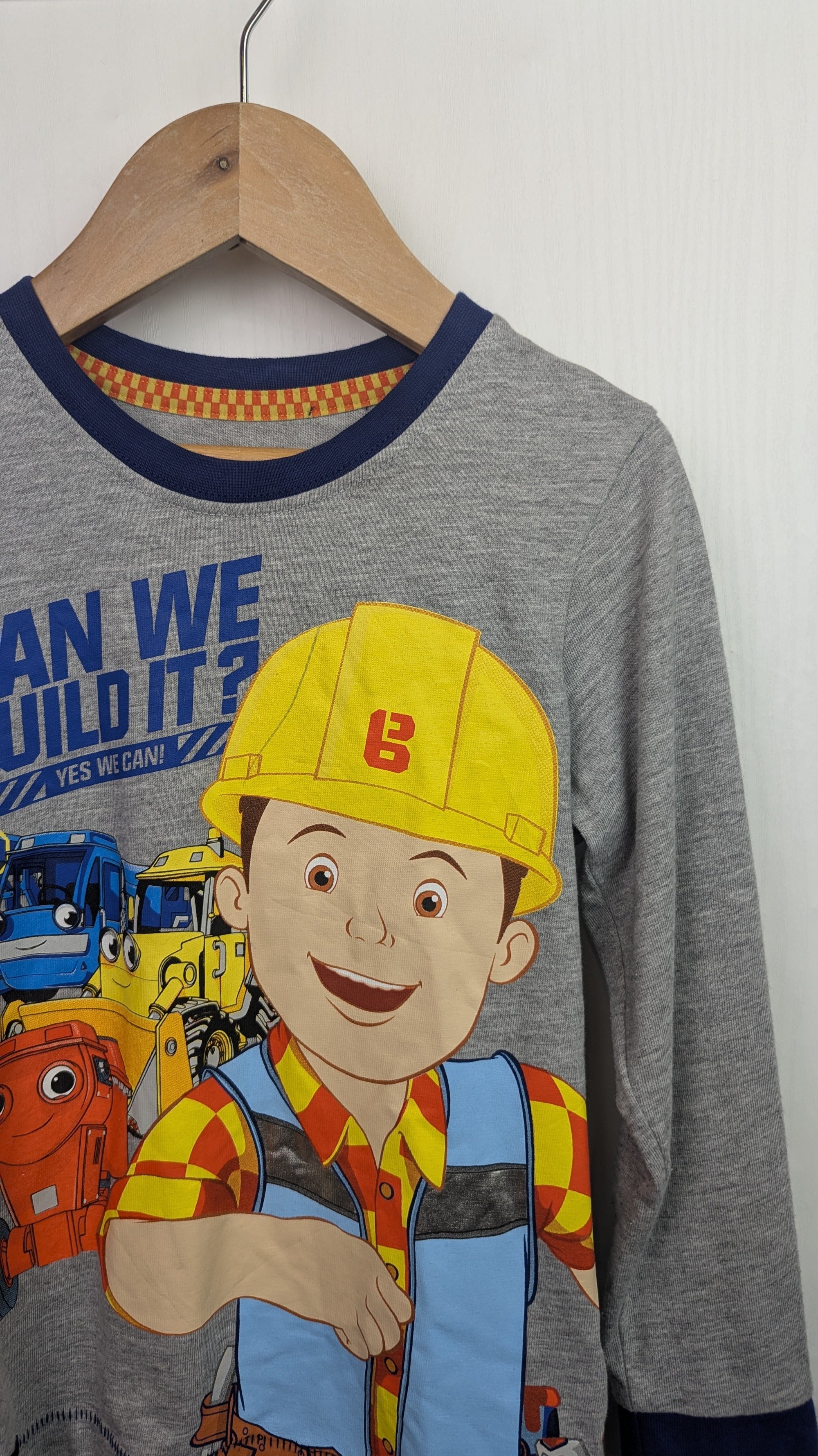 Mothercare Bob The Builder Top - Boys 5 - 6 Years - Little Ones Preloved. Second Hand Children's & Preloved Baby, Kids, Girls & Boys Clothes. UK online