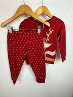 Mothercare Christmas Pyjamas - Girls 12 - 18 Months - Little Ones Preloved. Second Hand Children's & Preloved Baby, Kids, Girls & Boys Clothes. UK online