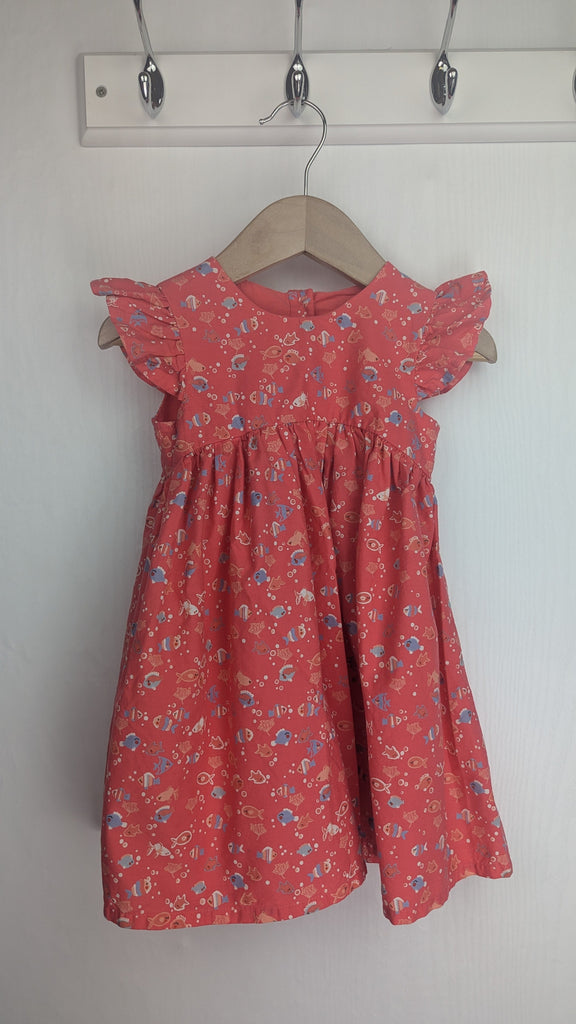 Mothercare Coral Fish Dress - Girls 12-18 Months Mothercare Used, Preloved, Preworn & Second Hand Baby, Kids & Children's Clothing UK Online. Cheap affordable. Brands including Next, Joules, Nutmeg Morrisons, TU, F&F, H&M.