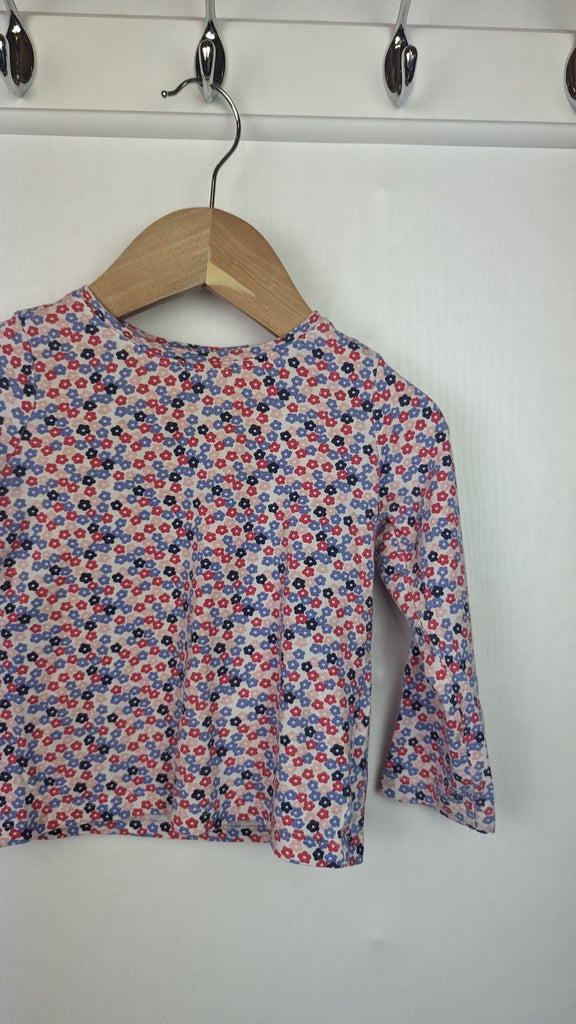 Mothercare Floral Long Sleeve Top - Girls 12-18 Months Mothercare Used, Preloved, Preworn & Second Hand Baby, Kids & Children's Clothing UK Online. Cheap affordable. Brands including Next, Joules, Nutmeg Morrisons, TU, F&F, H&M.