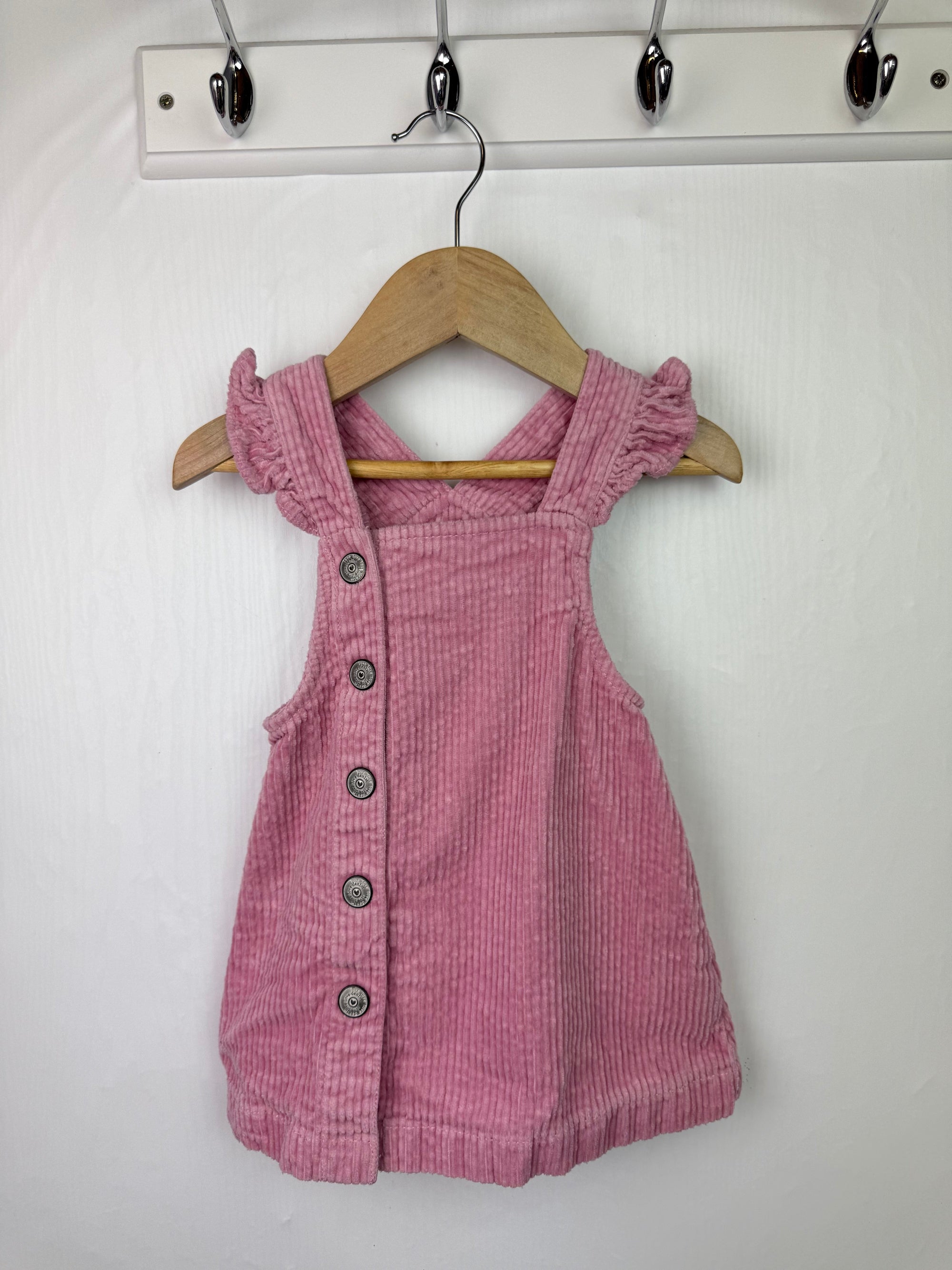 Mothercare Pink Cord Dress - Girls 9 - 12 Months - Little Ones Preloved. Second Hand Children's & Preloved Baby, Kids, Girls & Boys Clothes. UK online