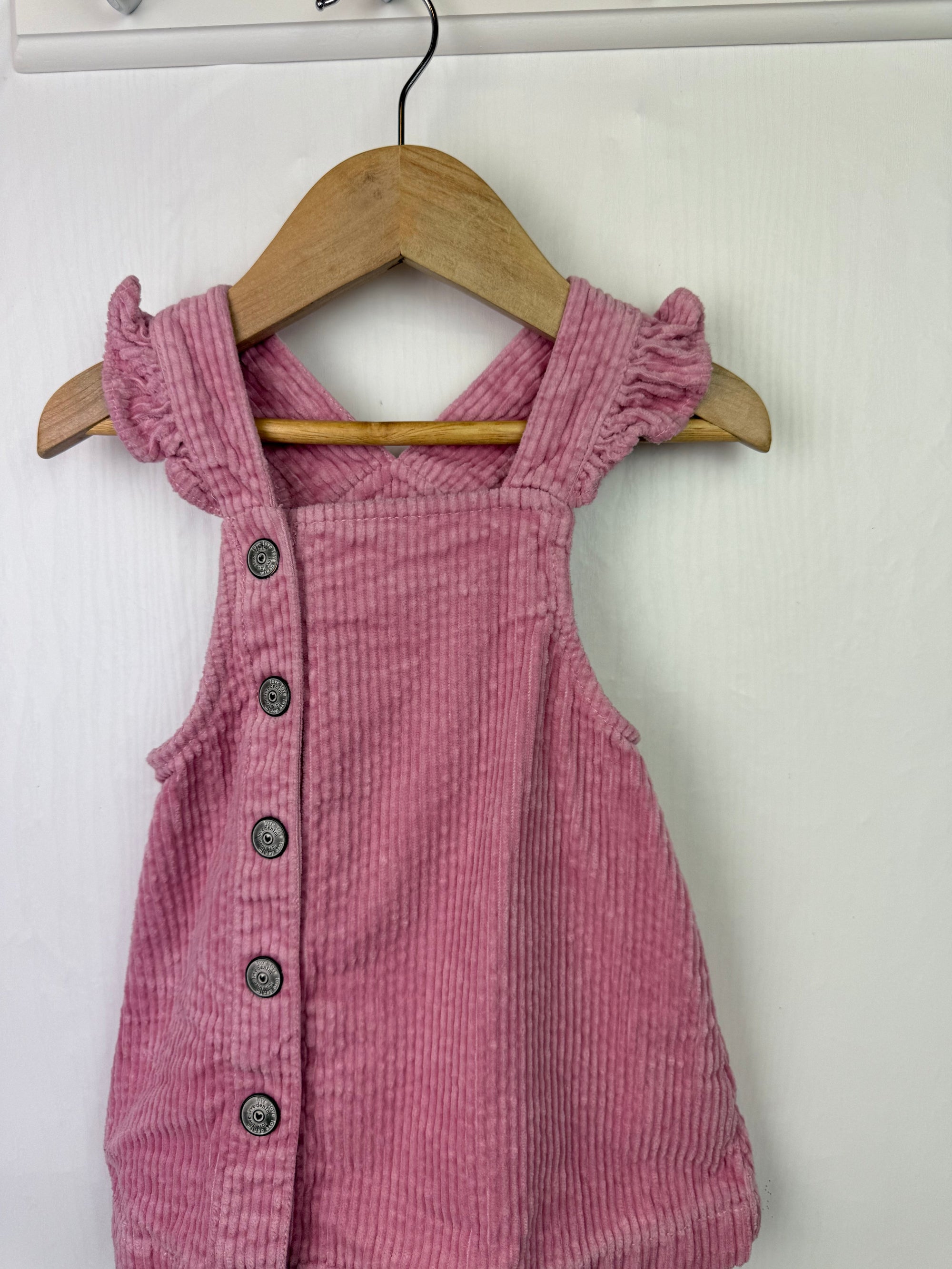 Mothercare Pink Cord Dress - Girls 9 - 12 Months - Little Ones Preloved. Second Hand Children's & Preloved Baby, Kids, Girls & Boys Clothes. UK online