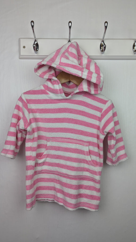 Mothercare Pink Striped Towelling Dress - Girls 6-9 Months Little Ones Preloved Used, Preloved, Preworn & Second Hand Baby, Kids & Children's Clothing UK Online. Cheap affordable. Brands including Next, Joules, Nutmeg Morrisons, TU, F&F, H&M.