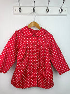 Mothercare Red Spotty Raincoat - Girls 2 - 3 Years - Little Ones Preloved. Second Hand Children's & Preloved Baby, Kids, Girls & Boys Clothes. UK online