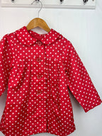 Mothercare Red Spotty Raincoat - Girls 2 - 3 Years - Little Ones Preloved. Second Hand Children's & Preloved Baby, Kids, Girls & Boys Clothes. UK online