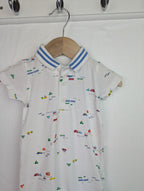 Mothercare Vehicles Romper - Boys 3 - 6 Months - Little Ones Preloved. Second Hand Children's & Preloved Baby, Kids, Girls & Boys Clothes. UK online