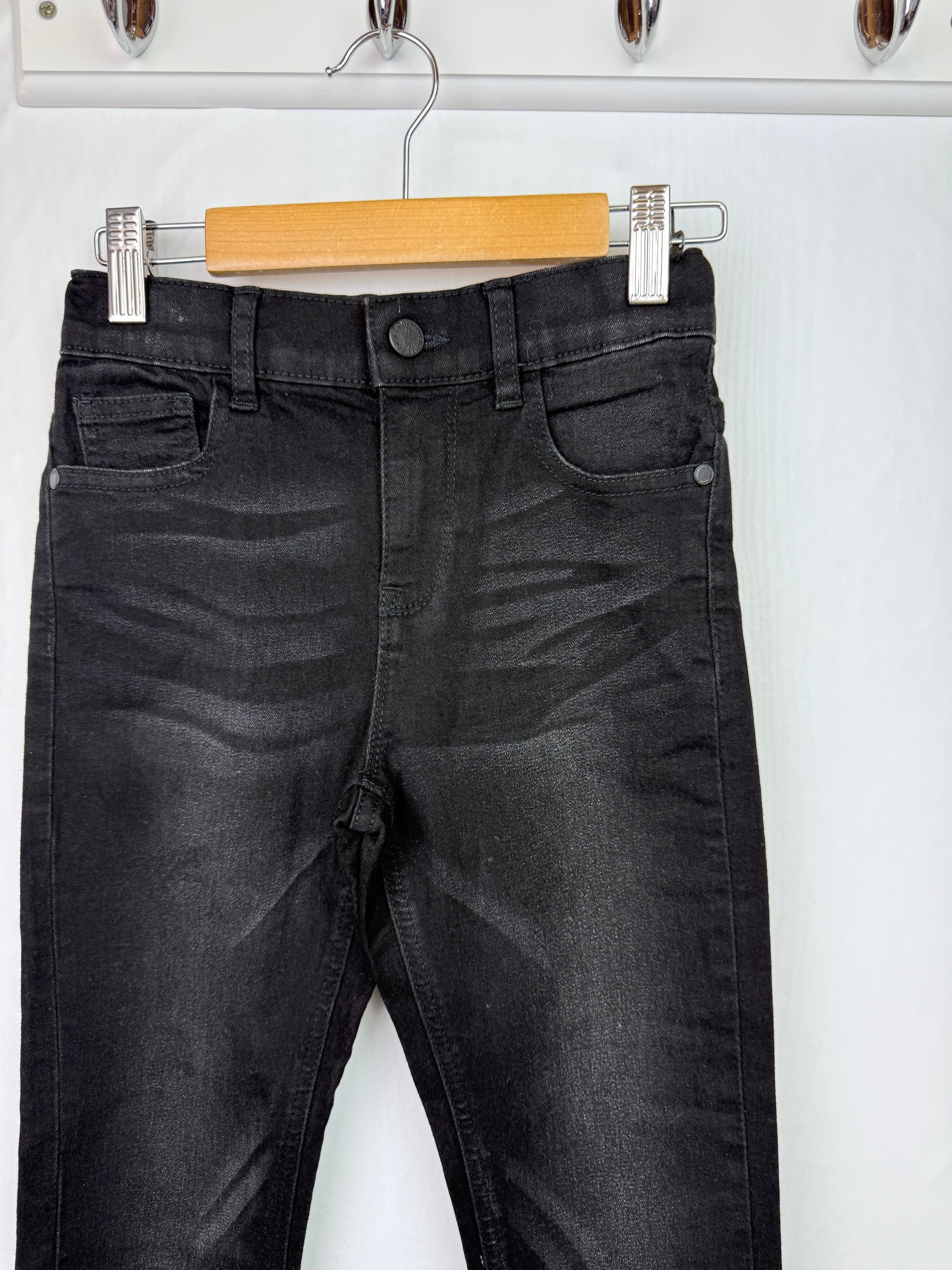 M&S Black Denim Jeans - Boys 7 - 8 Years - Little Ones Preloved. Second Hand Children's & Preloved Baby, Kids, Girls & Boys Clothes. UK online