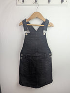 M&S Black Dungaree Dress - Girls 7 - 8 Years - Little Ones Preloved. Second Hand Children's & Preloved Baby, Kids, Girls & Boys Clothes. UK online
