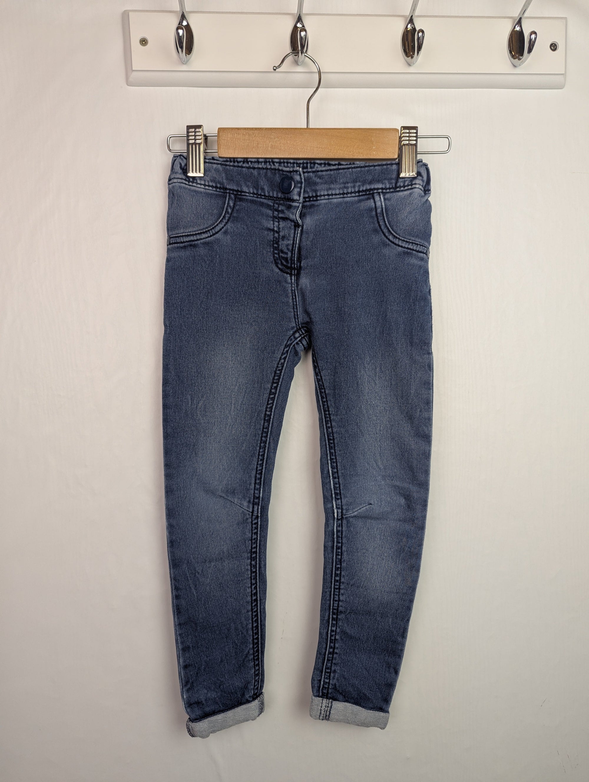 M&S Blue Skinny Jeans - Boys 4 - 5 Years - Little Ones Preloved. Second Hand Children's & Preloved Baby, Kids, Girls & Boys Clothes. UK online