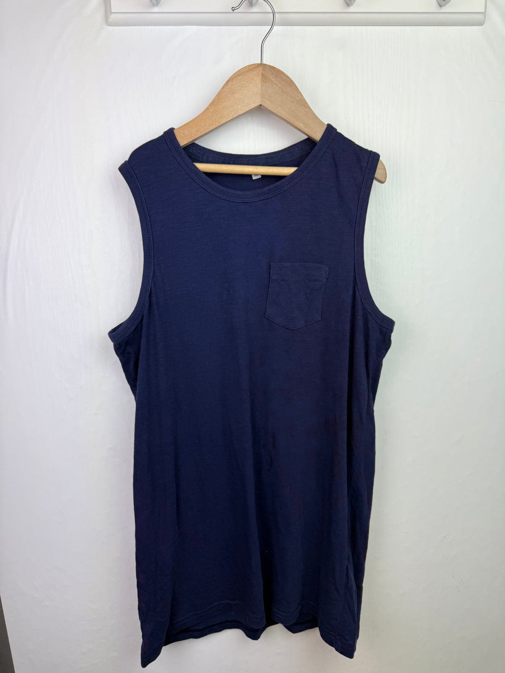 M&S Blue Vest Top - Boys 13 - 14 Years - Little Ones Preloved. Second Hand Children's & Preloved Baby, Kids, Girls & Boys Clothes. UK online