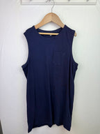 M&S Blue Vest Top - Boys 13 - 14 Years - Little Ones Preloved. Second Hand Children's & Preloved Baby, Kids, Girls & Boys Clothes. UK online