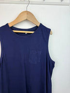M&S Blue Vest Top - Boys 13 - 14 Years - Little Ones Preloved. Second Hand Children's & Preloved Baby, Kids, Girls & Boys Clothes. UK online