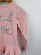 M&S Frozen Pink Long Sleeve Top - Girls 3 - 4 Years - Little Ones Preloved. Second Hand Children's & Preloved Baby, Kids, Girls & Boys Clothes. UK online