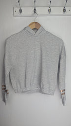 M&S Grey Crop Hoodie - Girls 12 - 13 Years - Little Ones Preloved. Second Hand Children's & Preloved Baby, Kids, Girls & Boys Clothes. UK online