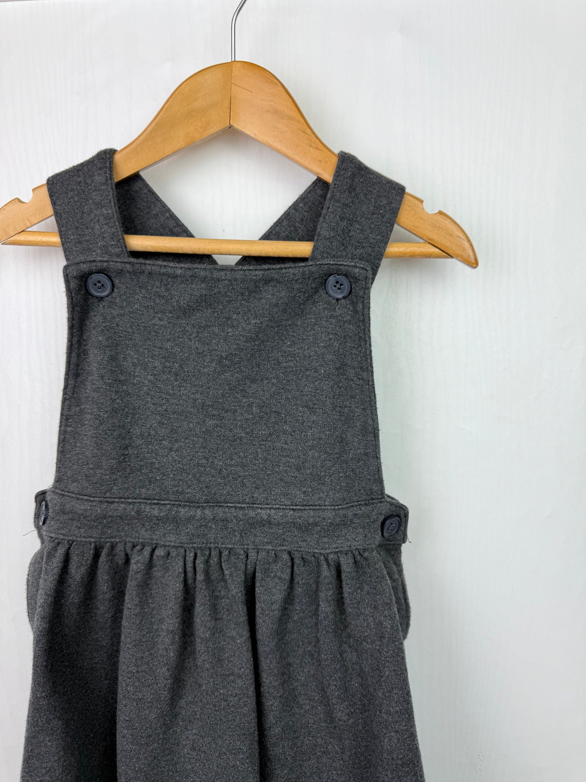 M&S Grey School Pinafore Dress - Girls 2 - 3 Years - Little Ones Preloved. Second Hand Children's & Preloved Baby, Kids, Girls & Boys Clothes. UK online