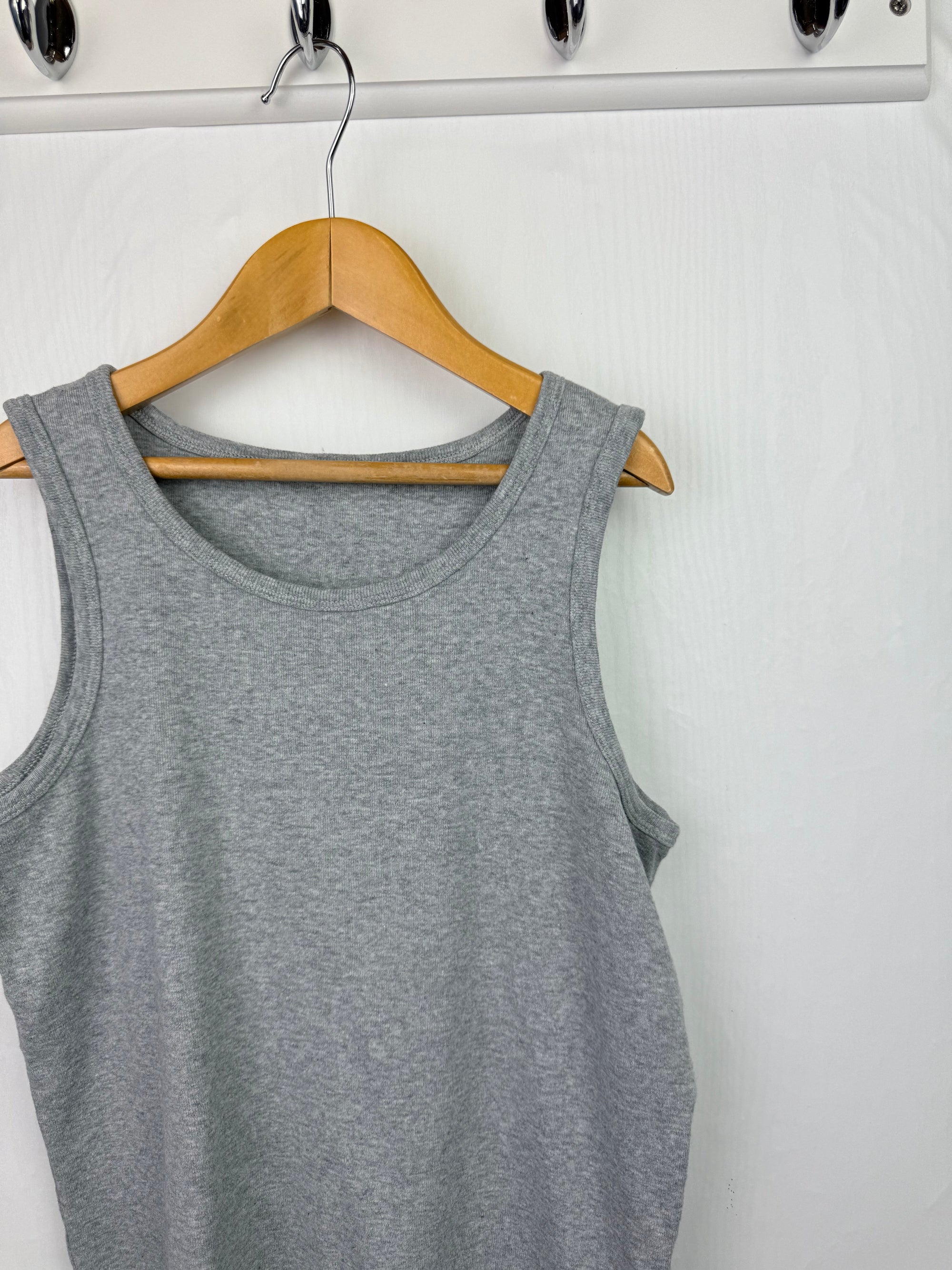 M&S Grey Vest Top - Unisex 11 - 12 Years - Little Ones Preloved. Second Hand Children's & Preloved Baby, Kids, Girls & Boys Clothes. UK online