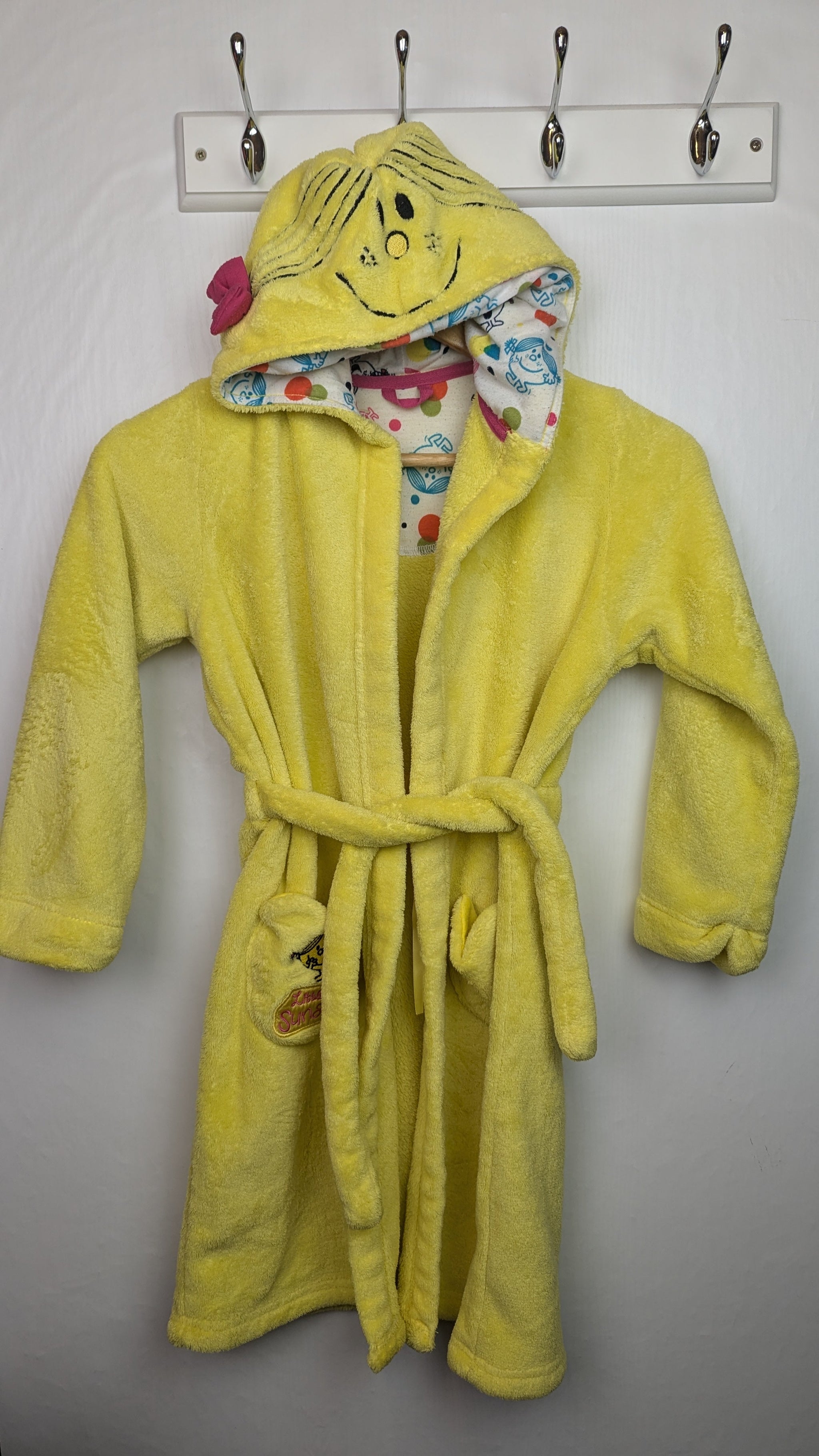 M S Little Miss Dressing Gown Girls 7 8 Years