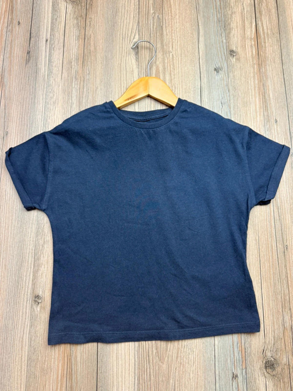 M&S Navy Short Sleeve Top - Girls 4 - 5 Years - Little Ones Preloved. Second Hand Children's & Preloved Baby, Kids, Girls & Boys Clothes. UK online
