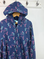 M&S Navy Unicorn Zip Hoodie - Girls 6 - 7 Years - Little Ones Preloved. Second Hand Children's & Preloved Baby, Kids, Girls & Boys Clothes. UK online