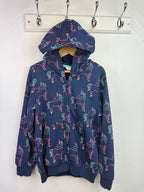 M&S Navy Unicorn Zip Hoodie - Girls 6 - 7 Years - Little Ones Preloved. Second Hand Children's & Preloved Baby, Kids, Girls & Boys Clothes. UK online