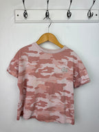 M&S Pink Camo Top - Girls 7 - 8 Years - Little Ones Preloved. Second Hand Children's & Preloved Baby, Kids, Girls & Boys Clothes. UK online
