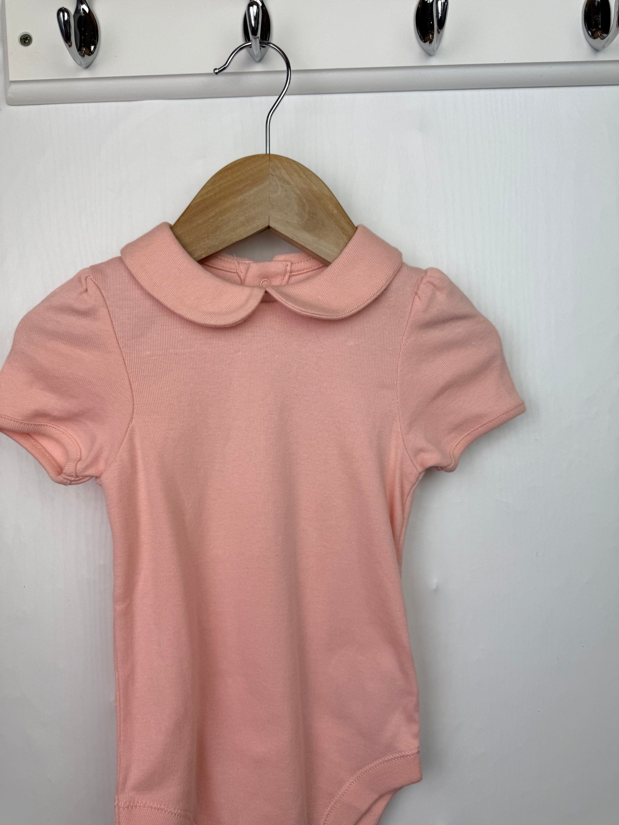M&S Pink Peter Rabbit Bodysuit - Girls 12 - 18 Months - Little Ones Preloved. Second Hand Children's & Preloved Baby, Kids, Girls & Boys Clothes. UK online