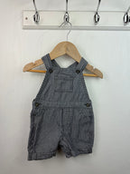 M&S Pinstriped Dungarees - Boys 3 - 6 Months - Little Ones Preloved. Second Hand Children's & Preloved Baby, Kids, Girls & Boys Clothes. UK online