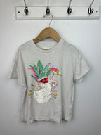 M&S Sequn Floral Short Sleeve Top - Girls 7 - 8 Years - Little Ones Preloved. Second Hand Children's & Preloved Baby, Kids, Girls & Boys Clothes. UK online
