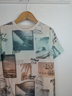 M&S Short Sleeve Surf Top - Boys 7 - 8 Years - Little Ones Preloved. Second Hand Children's & Preloved Baby, Kids, Girls & Boys Clothes. UK online