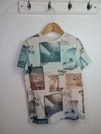 M&S Short Sleeve Surf Top - Boys 7 - 8 Years - Little Ones Preloved. Second Hand Children's & Preloved Baby, Kids, Girls & Boys Clothes. UK online