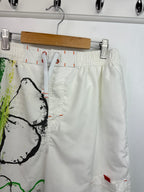 M&S White Patterned Swim Shorts - Boys 13 - 14 Years - Little Ones Preloved. Second Hand Children's & Preloved Baby, Kids, Girls & Boys Clothes. UK online