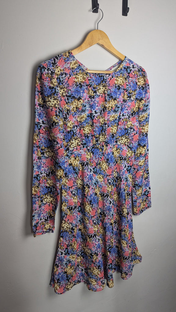 M&S x Ghost Floral Long Sleeve Dress - Girls 14-15 Years Little Ones Preloved Used, Preloved, Preworn & Second Hand Baby, Kids & Children's Clothing UK Online. Cheap affordable. Brands including Next, Joules, Nutmeg Morrisons, TU, F&F, H&M.