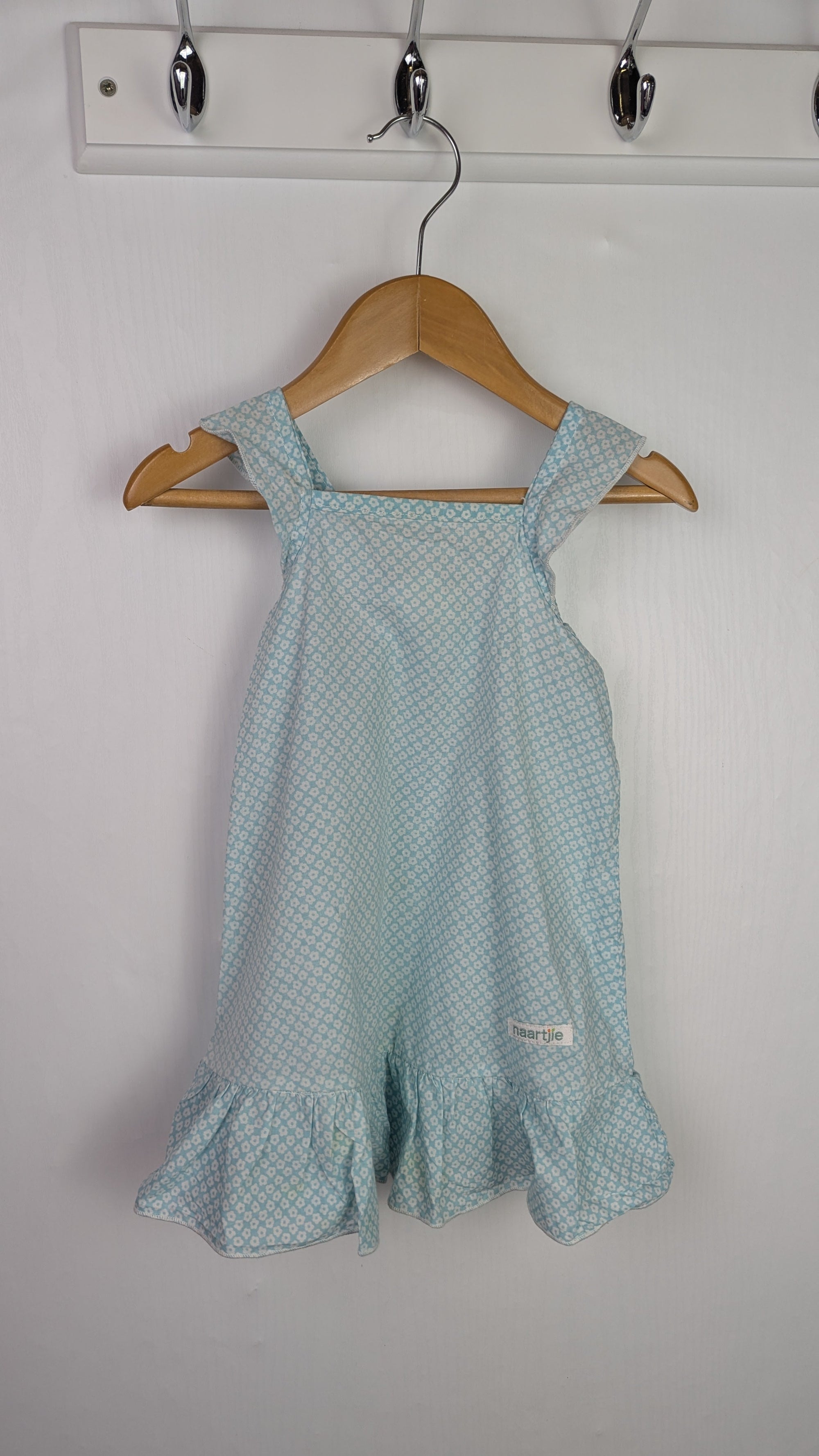 Naartjie Blue Floral Dress - Girls 3 - 6 Months - Little Ones Preloved. Second Hand Children's & Preloved Baby, Kids, Girls & Boys Clothes. UK online